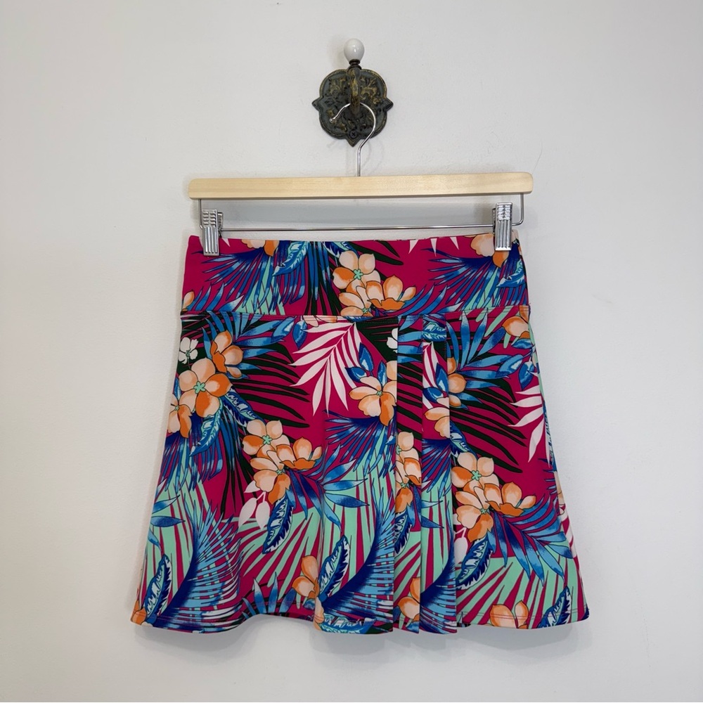 Tommy Bahama Dash Tropic Pleated Golf Tennis Skort Women Size XS Athletisure